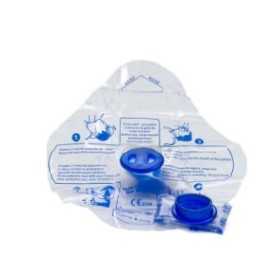 Disposable mouth-to-mouth respirator