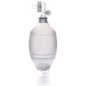 Autoclavable silicone resuscitator without mask with overpressure valve