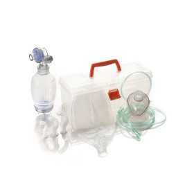 Autoclavable resuscitation kit with silicone balloon for children