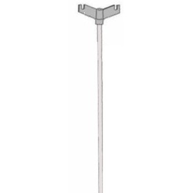IV Pole With 2 Hooks For Code 27804/5/6
