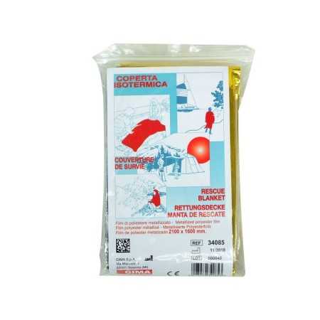 Coperta di emergenza Outdoor Survival Rescue coperta termica in lamina di  pronto soccorso coperta termica antivento