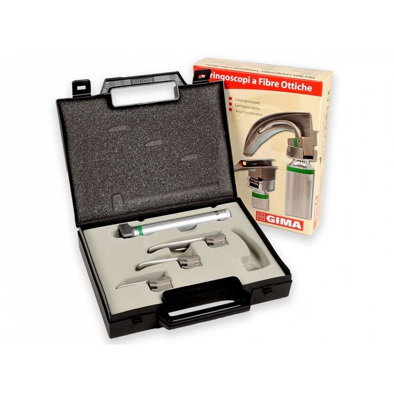 "maxlite" fo set laringus pediatric 3 lame miller 00,0,1 - 2,5v