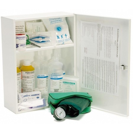 Metal first aid cabinet metalmed ab - annex 1 for more than 3 workers