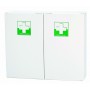 Medibox Dual AB plastic first aid cabinet - Annex 1 for more than 3 workers