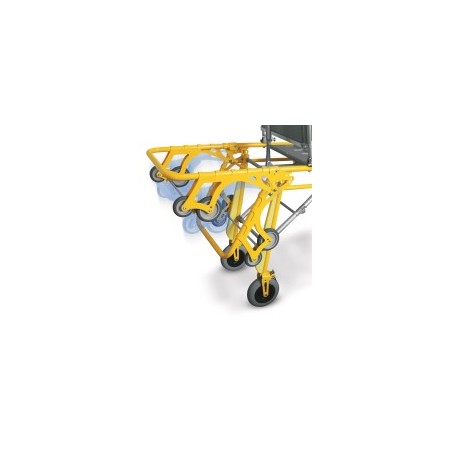 Samonalagalna nosila z vzmetnico in 2 varnostnima