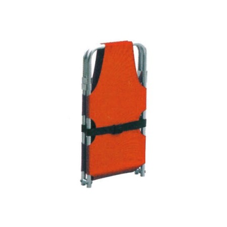 Geanodiseerde aluminium opvouwbare brancard - met 4 poten