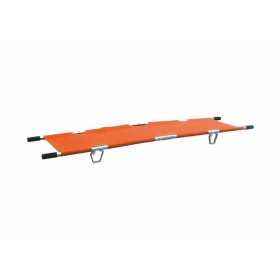Stretcher foldable in length