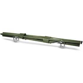 FOLDING MILITARY STRETCHER WITH GREEN COVER