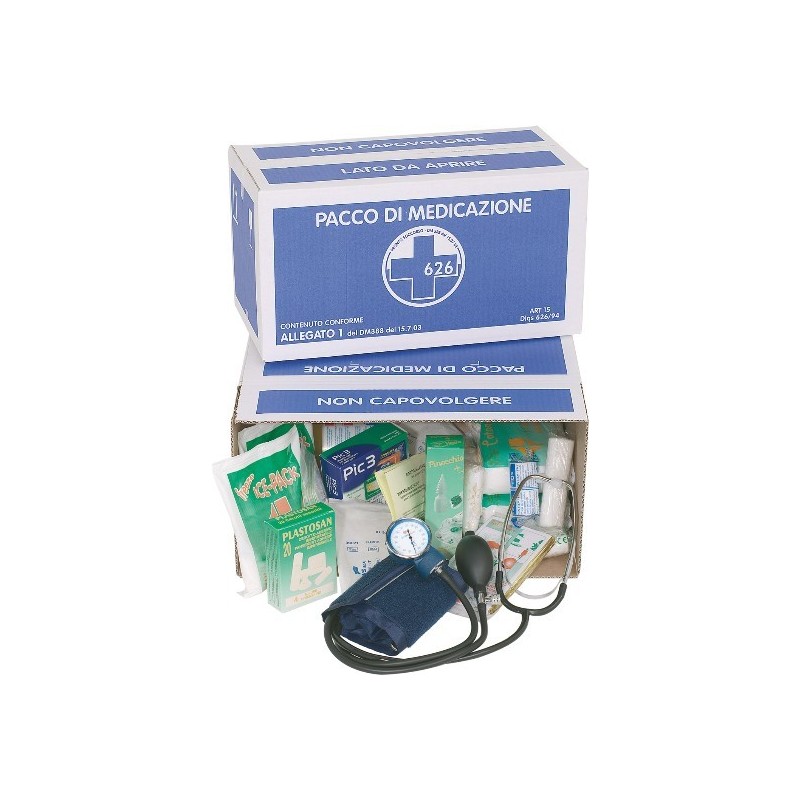 Pacchi reintegro pronto soccorso dm n.388