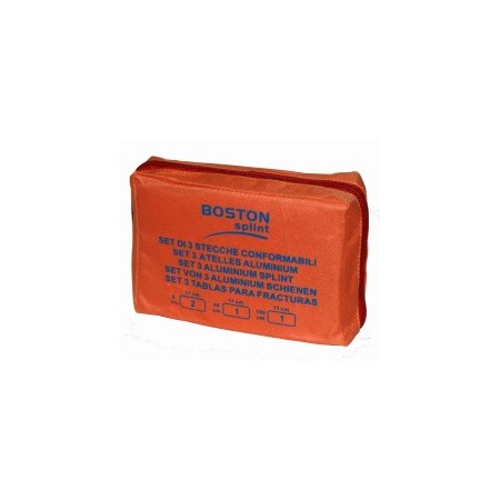 Set of 3 conformable splints for boston fracture