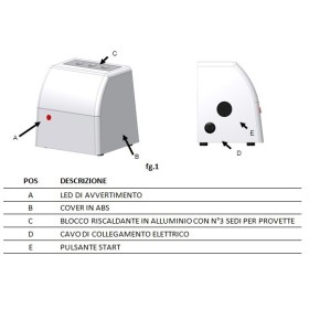 Biological incubator with autonomous b-test plus power supply