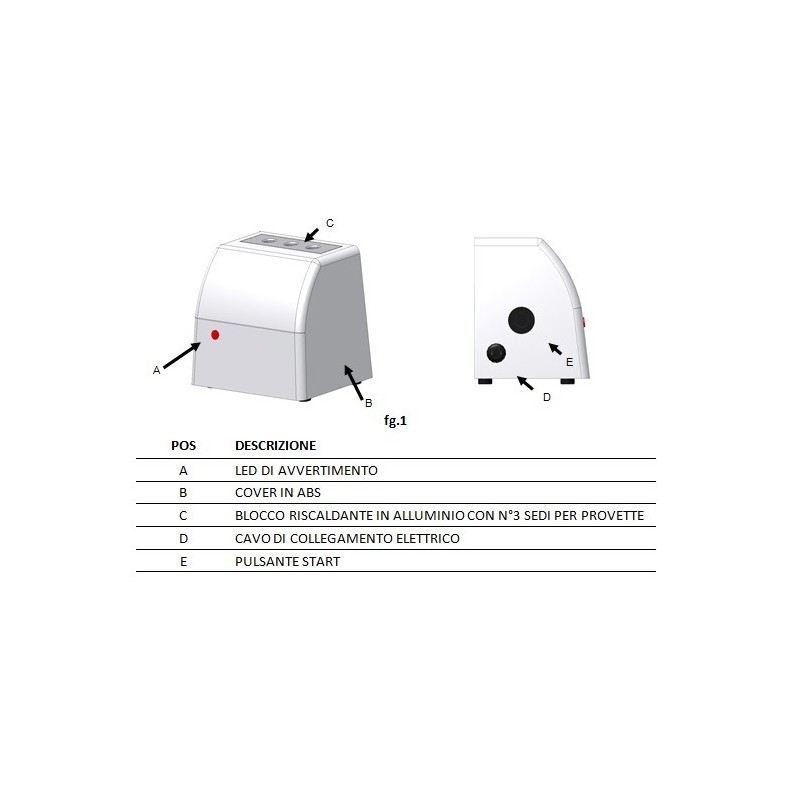 Biological incubator with autonomous b-test plus power supply