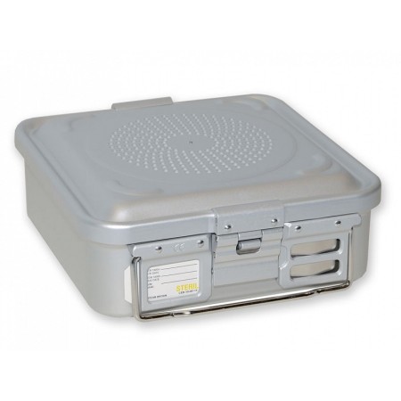 Small filter container h100 mm - grey