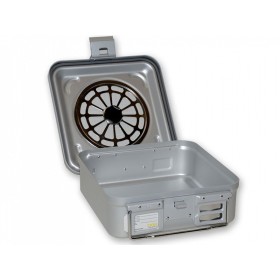 Tartály kis szűrővel h100 mm - szürke