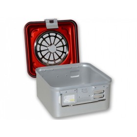 Conteneur avec petit filtre h150 mm - rouge