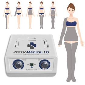 Lékařská tlaková terapie atedimedical 1.0 pro profesionální i domácí použití se 2 legínami, sadou slim body a 1 náramkem