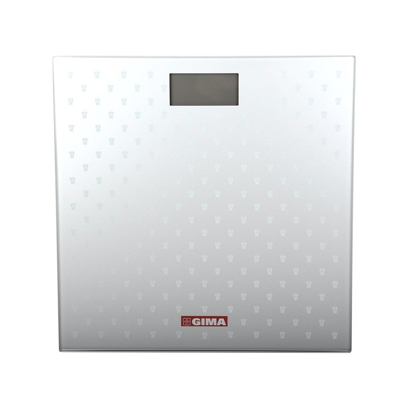 Glass digital scale - grey