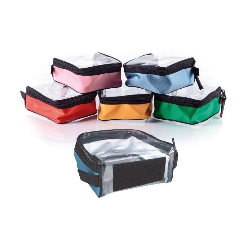 5 farbige module kit mit transparentem klettverschluss für rucksäcke und notfalltaschen