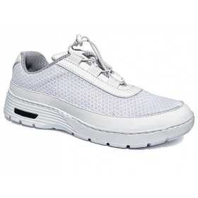 Professional shoe hf100 - 46 - with laces - white - 1 pair
