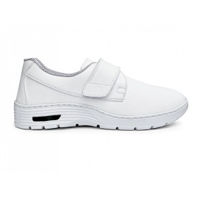 Profesionálna topánka hf200 - 43 - s remienkom - biela - 1 pár