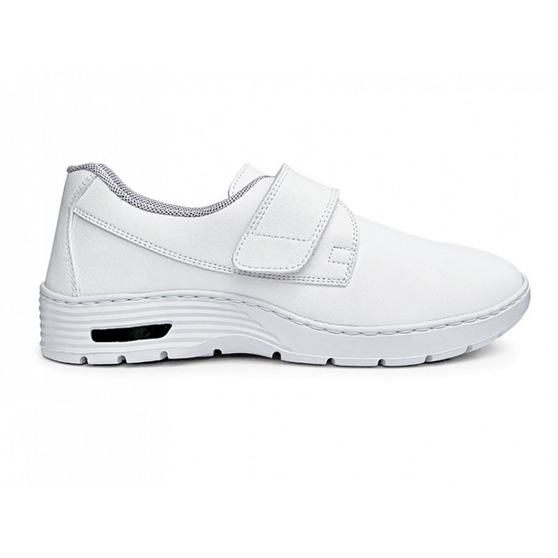 Berufsschuh hf200 - 43 - mit riemen - weiß - 1 paar