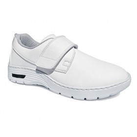Professional shoe hf200 - 46 - with strap - white - 1 pair