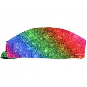 Patterned hat - shiny - m