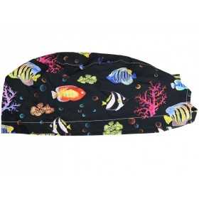 Patterned hat - reef - m
