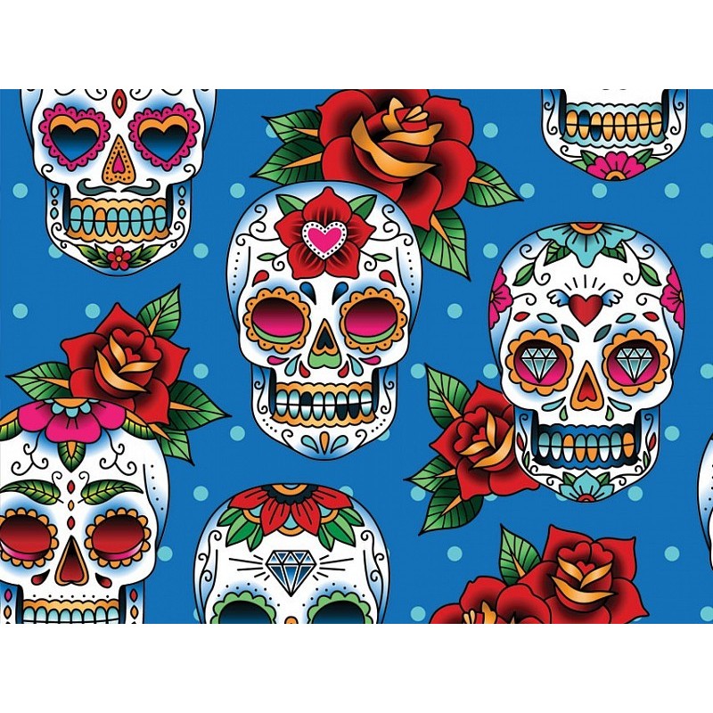 Fantasy hatt - dödskalle - m