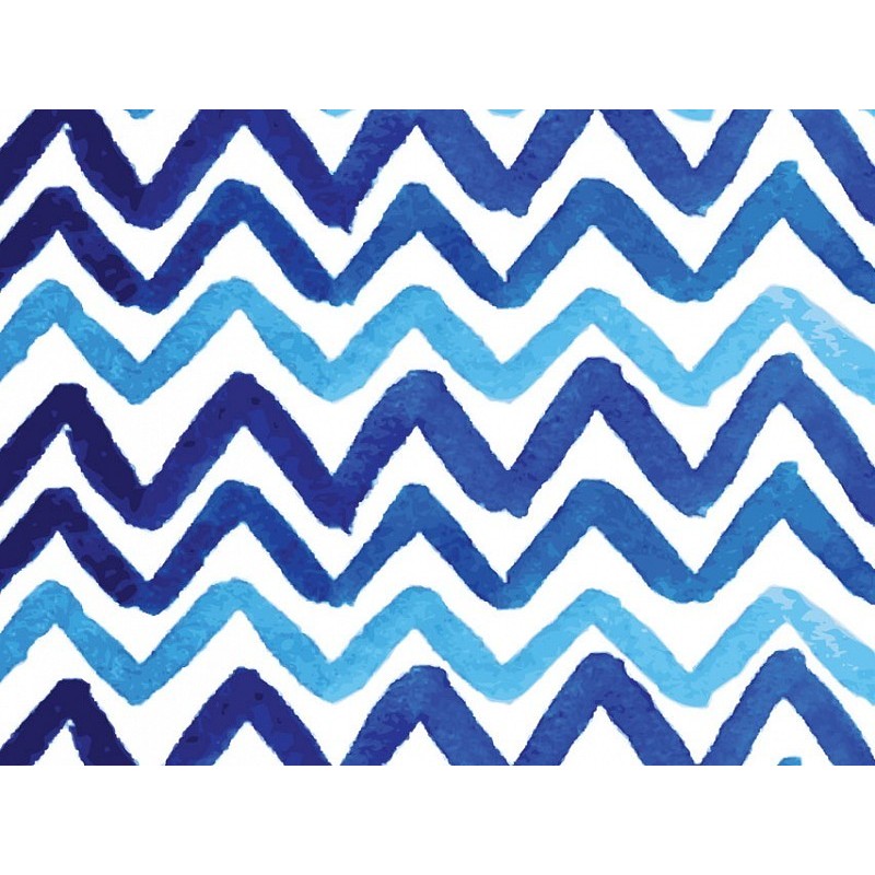 Bonnet à motifs - vagues - m