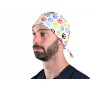 Casquette à motifs - empreintes de pas - l