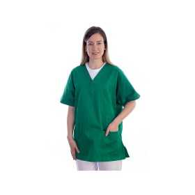 Tunic - cotton/polyester - unisex - size xl green