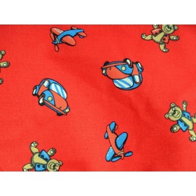 Casquette à motif - rouge