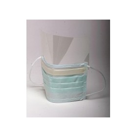 Splash visor maszkkal.