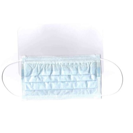 Mask op - 4-lagige op-maske mit antibeschlag-visier - 50 stk.