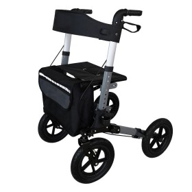 Anteamed Deluxe Folding Rollator with Large Wheels