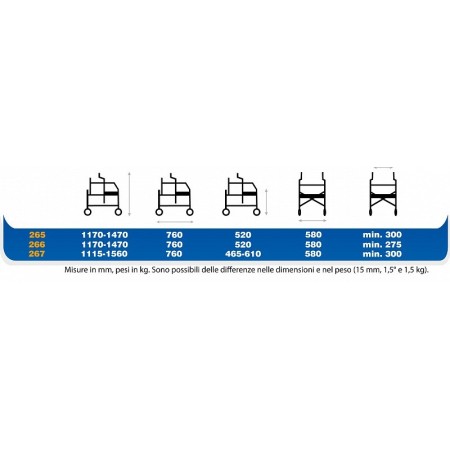 Wyjmowany balkonik pachowy vermeiren 267