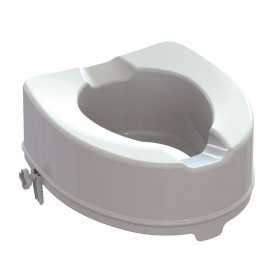 Raised toilet with fixing system - 14 cm