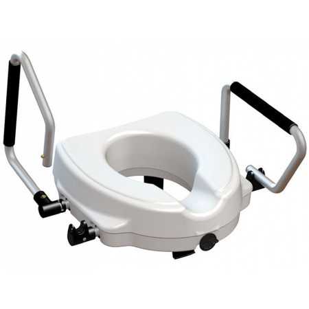 Abattant WC avec accoudoirs inclinables - 12,5 cm