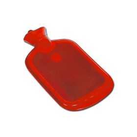 Double-sided hot water bottle - red