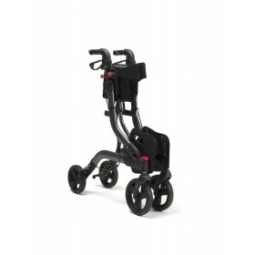 Rollator con porta bastone e supporto schiena vermeiren four light