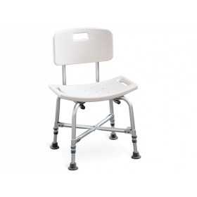 Reinforced bath chair with backrest - load capacity 150 kg