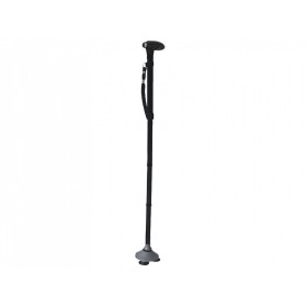 Stick with suction cups and led light - black
