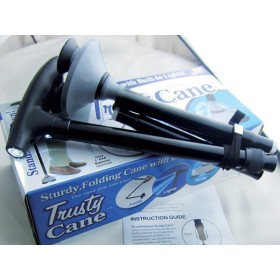 Bastone con ventose e luce led - nero