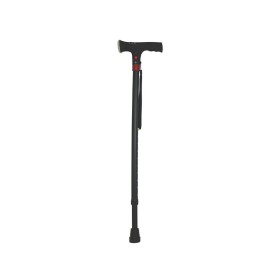 Safety cane with light - black