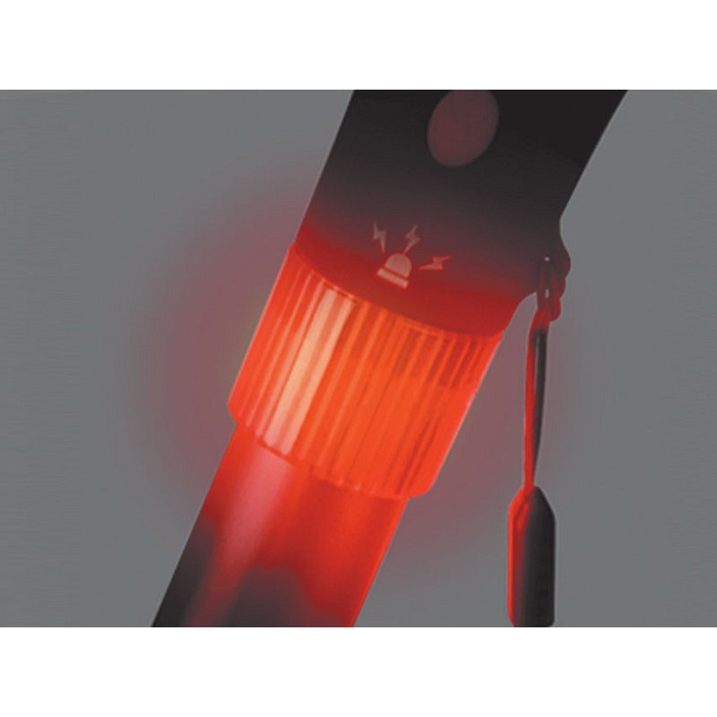 Baston de siguranță cu lumină - negru