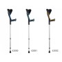 Advance crutches - blue/black - 1 pair