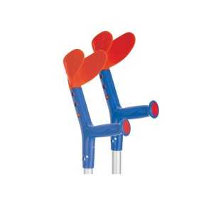 Tiki crutches - red/blue - 1 pair