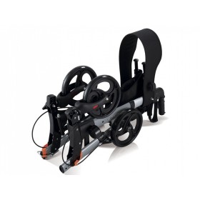 Déambulateur élégant - pliable - argent