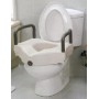 Mediland 11.4 cm raised toilet with fixing device and fixed armrests